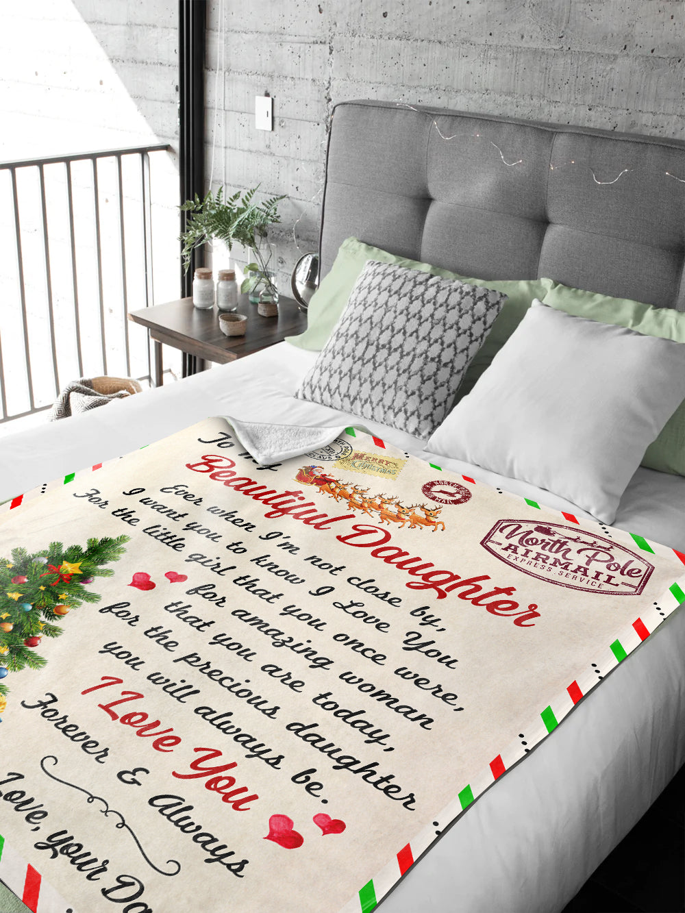 To My Daughter | Cozy Plush Fleece Blanket - 50x60
