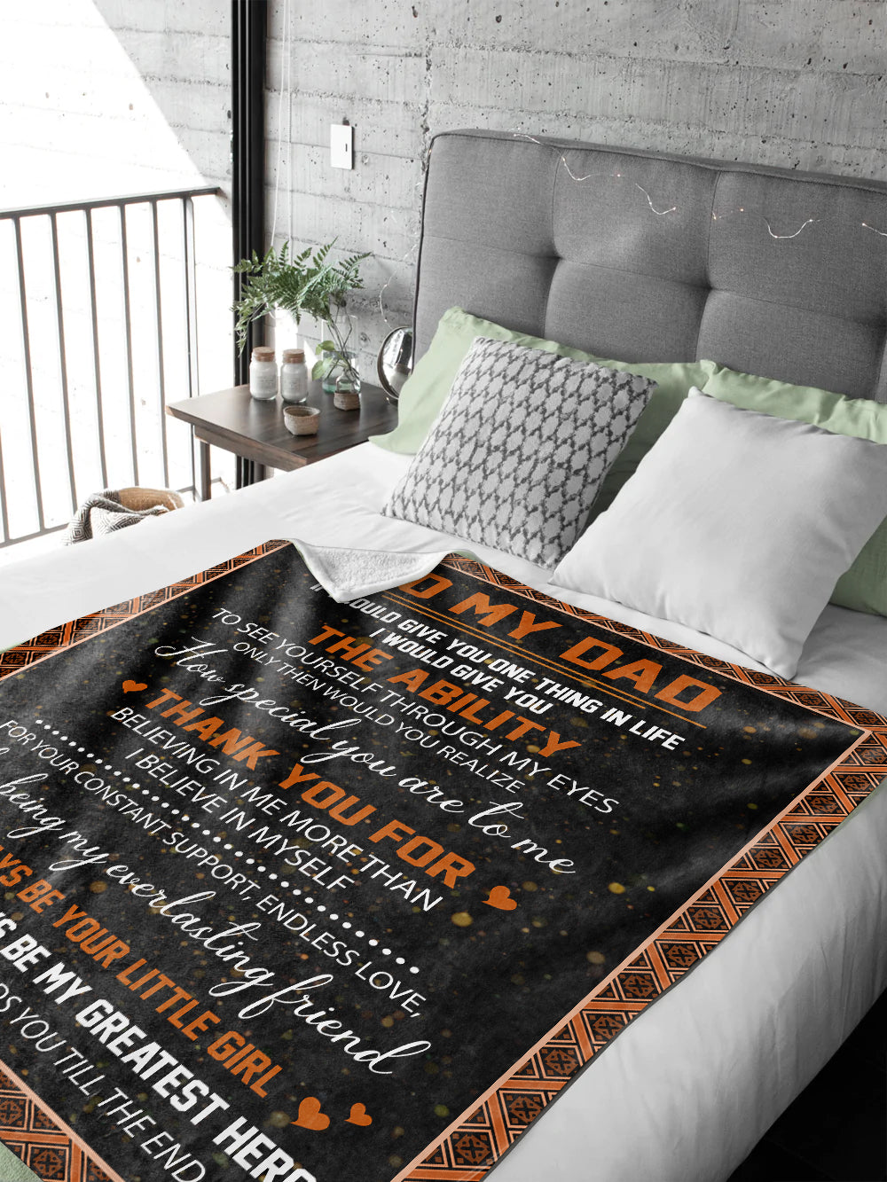 To My DAD | Cozy Plush Fleece Blanket - 50x60