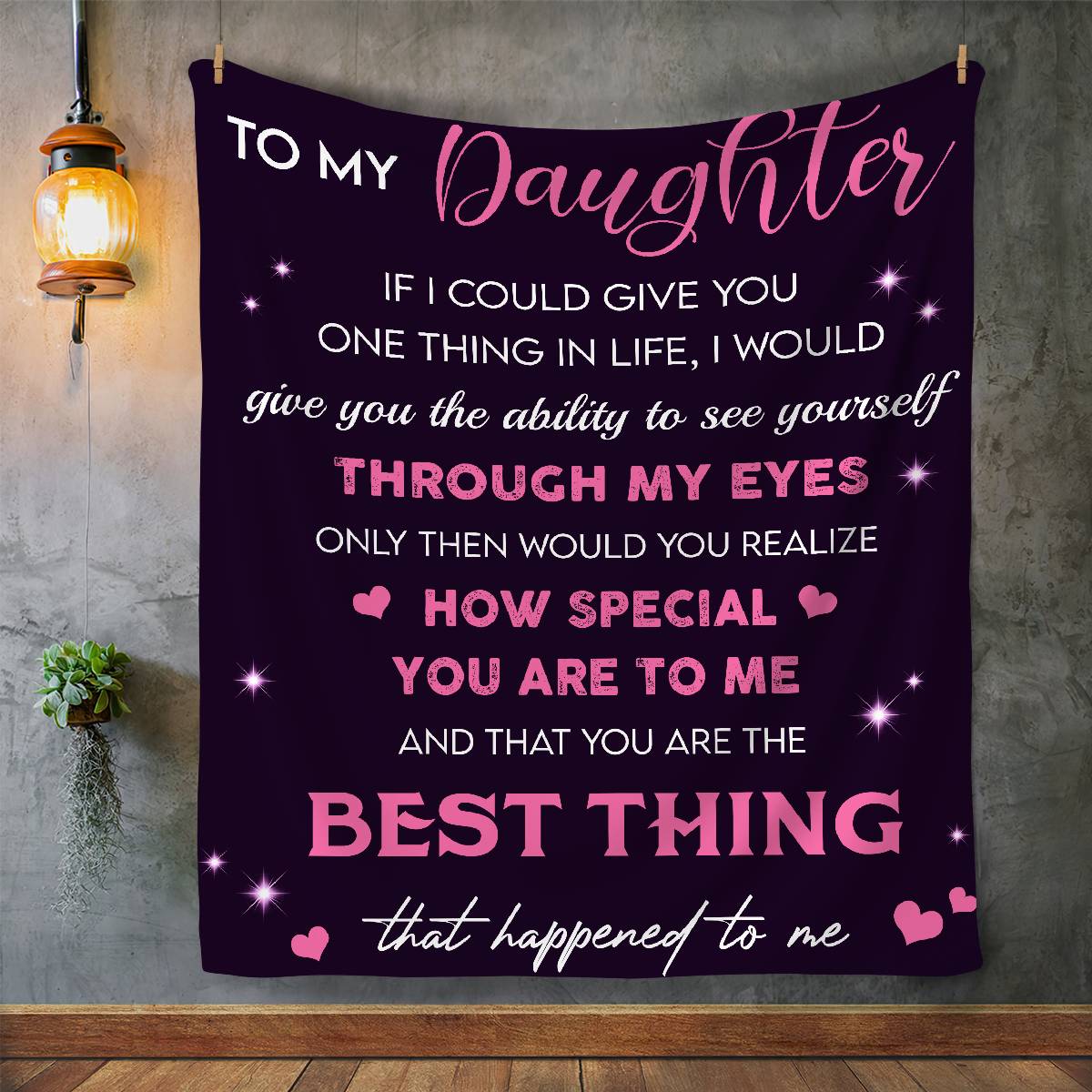 To My Daughter | Cozy Plush Blanket