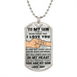 To My Son | Personalized Dog Tag
