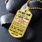 To My Son | Personalized Dog Tag