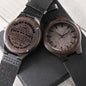 To My Husband | Engraved Wooden Watch