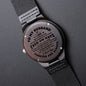 To My Husband | Engraved Wooden Watch