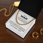 To My Man Cuban Link Chain, Valentine's Day, Birthday, Christmas, Appreciation Gift