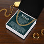 To My Son | Cuban Link Chain
