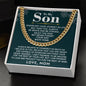 To My Son | Cuban Link Chain