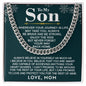 To My Son | Cuban Link Chain
