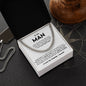 To My Man Cuban Link Chain, Valentine's Day, Birthday, Christmas, Appreciation Gift