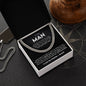 To My Man Cuban Link Chain, Valentine's Day, Birthday, Christmas, Appreciation Gift