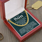 To My Son | Cuban Link Chain