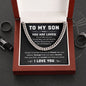 To My Son | Cuban Link Chain