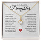 To My Daughter- Home- Alluring Beauty Necklace