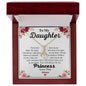 To My Daughter - Princess- Alluring Beauty Necklace