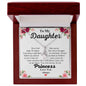 To My Daughter - Princess- Alluring Beauty Necklace