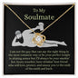 To My Soulmate | Perfect Me for Perfect You| Love Knot Necklace