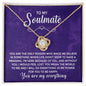 To My Soulmate | Love Knot Necklace