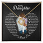 To My Daughter | LOVE YOU | Love Knot Necklace