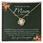 To My Mom | One and Only | Love Knot Necklace