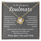 To My Soulmate | Admiration | Love Knot Necklace