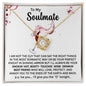 To My Soulmate | PERFECT ME FOR PERFECT YOU | Love Knot Necklace