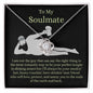 To My Soulmate | Perfect Me for Perfect You| Love Knot Necklace