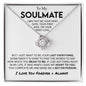 To My Soulmate Necklace | Valentine's Day, Birthday, Christmas, Appreciation Gift