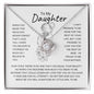 My Daughter/LITTLE GIRL FOREVER- Love Knot Necklace