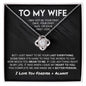 To My Wife Necklace | Valentine's Day, Birthday, Christmas, Appreciation Gift
