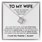 To My Wife Necklace | Valentine's Day, Birthday, Christmas, Appreciation Gift