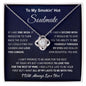 To My Soulmate | Love Knot Necklace