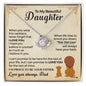 To My Daughter | LOVE YOU | Love Knot Necklace