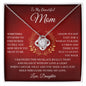 To My Mom - Love Knot Necklace