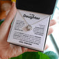 To My Daughter from Dad | LOVE | Love Knot Necklace