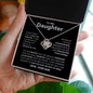 To Daughter from Dad | Believe in Yourself | Love Knot Necklace