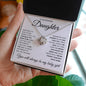My Daughter / Home - Love Knot Necklace