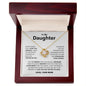 To My Daughter Love you Forever - Love Knot Necklace