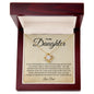 To My Daughter - Love Knot Necklace
