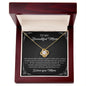 To My Mom- Love Knot Necklace