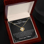 To My Mom- Love Knot Necklace