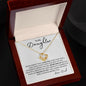 To My Daughter | NEVER GIVE UP | Love Knot Necklace