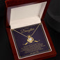 To My Daughter- Princess - Love Knot Necklace