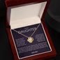 To My Daughter - Love Knot Necklace