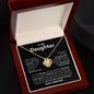 To Daughter from Dad | Believe in Yourself | Love Knot Necklace