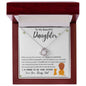 To My Beautiful Daughter | Proud of You| Love Knot Necklace