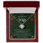 To My Smokin' Hot Wife | Love Knot Necklace