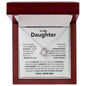 To My Daughter from Dad | LOVE | Love Knot Necklace