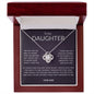 To My Daughter - Love Knot Necklace