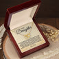 To My Daughter | STRONGER THAN YOU THINK | Interlocking Hearts Necklace