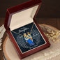 To My Daughter | Laugh, Love, Live | Interlocking Hearts Necklace