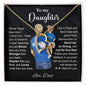 To My Daughter From Dad - Forever Love Necklace